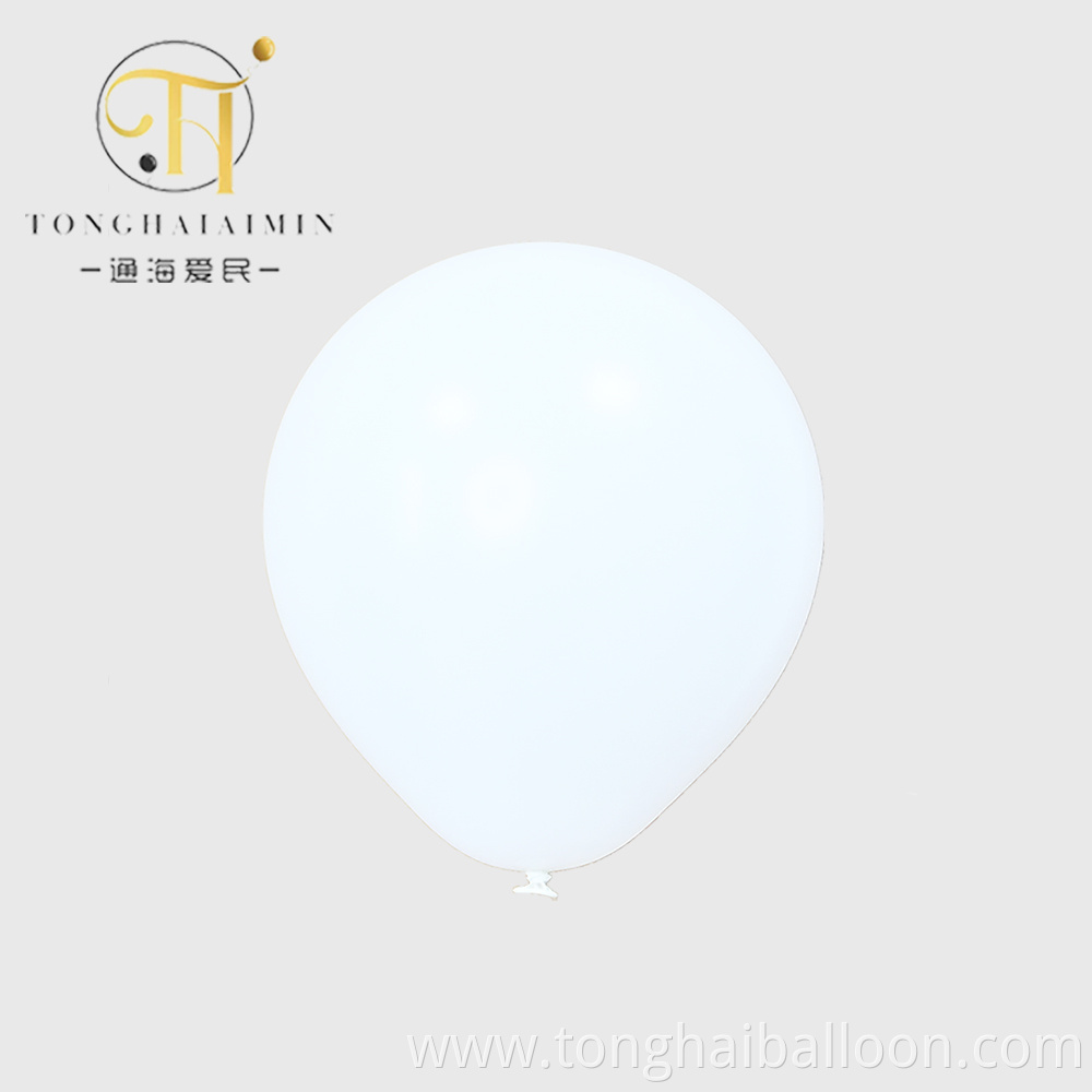 Matte White Balloons